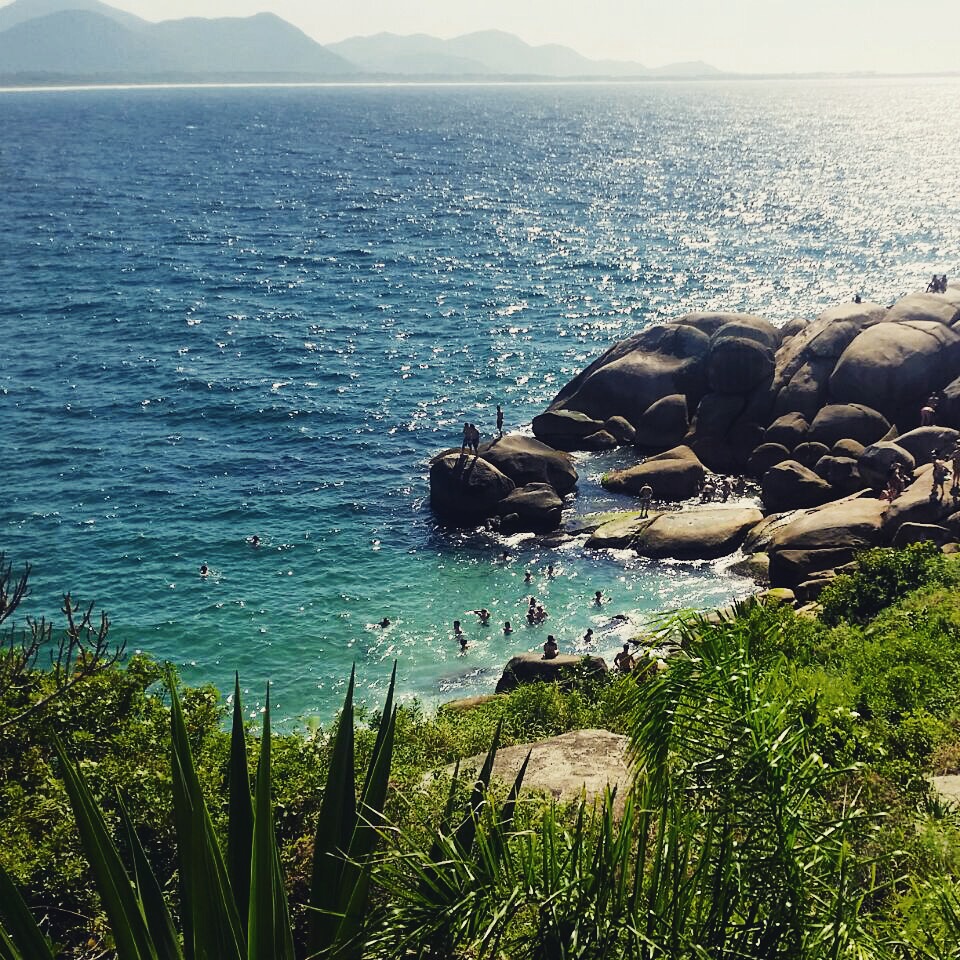 Piscinas naturales en Barra da Lagoa